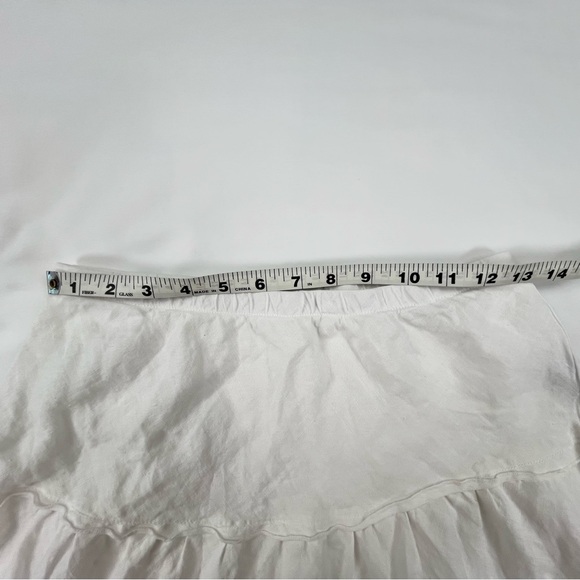 Skirts & Jeans | S White Linen Flowy Layered Long Skirt Vintage y2k - Picture 6 of 8